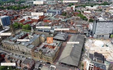 Aerial view of Amounderness House