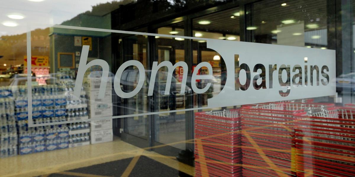 Home Bargains sign Home Bargains sign