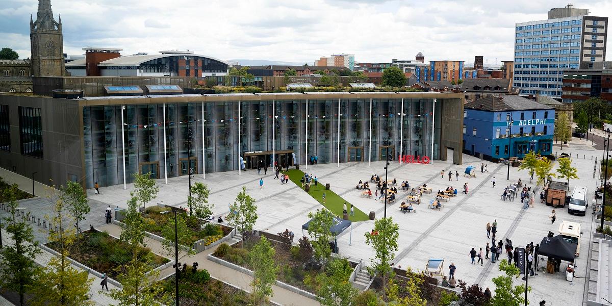 Engineering Innovation Centre building and square