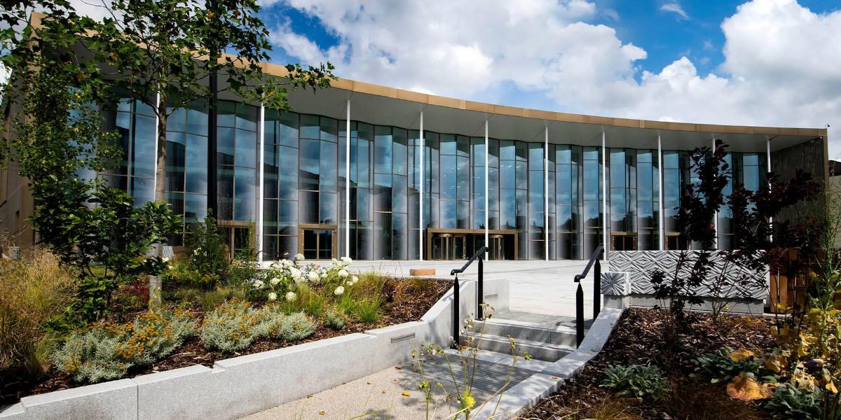 An outside look of UCLan's Student Centre entrance