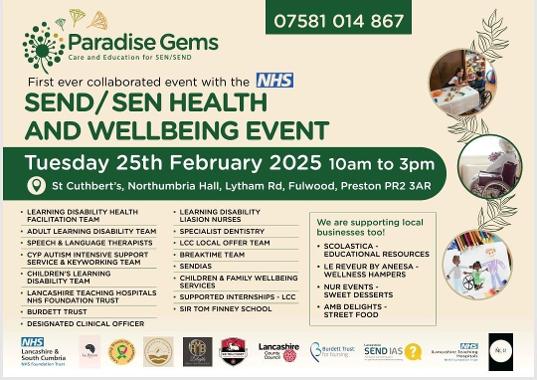 SEND/SEN Health and Wellbeing Event