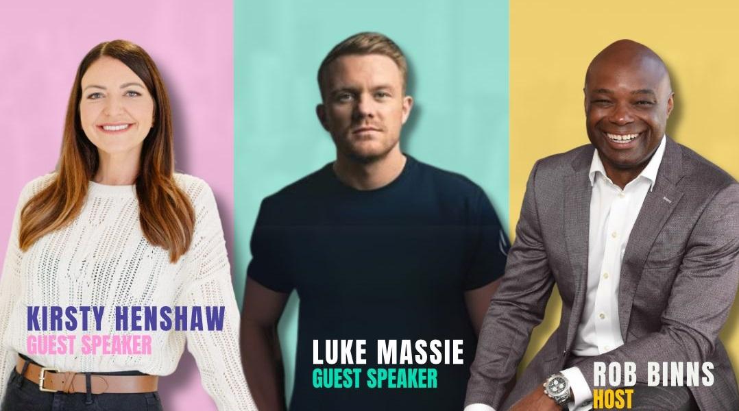 Kirsty Henshaw, Luke Massie and Rob Binns