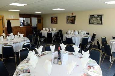 Corporate function room inside Preston Grasshoppers